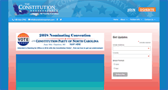 Desktop Screenshot of constitutionpartync.com