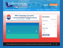 Tablet Screenshot of constitutionpartync.com
